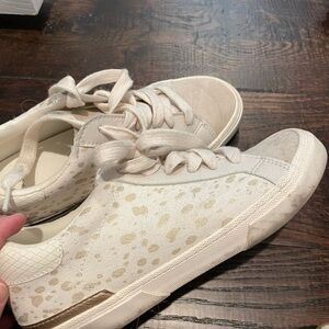 A New Day Cream and tan Patterned Sneakers